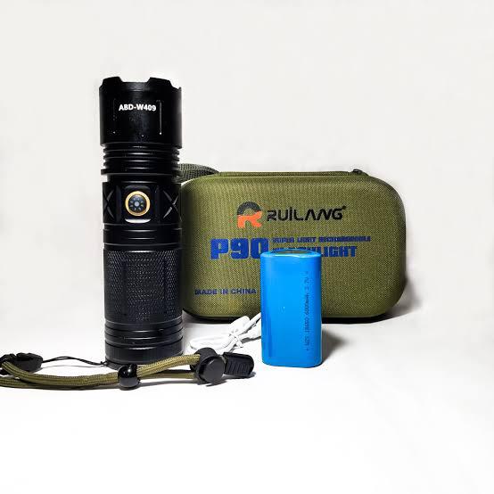 P90 Super Bright Powerful Flash Light Torch with Adjustable Focus