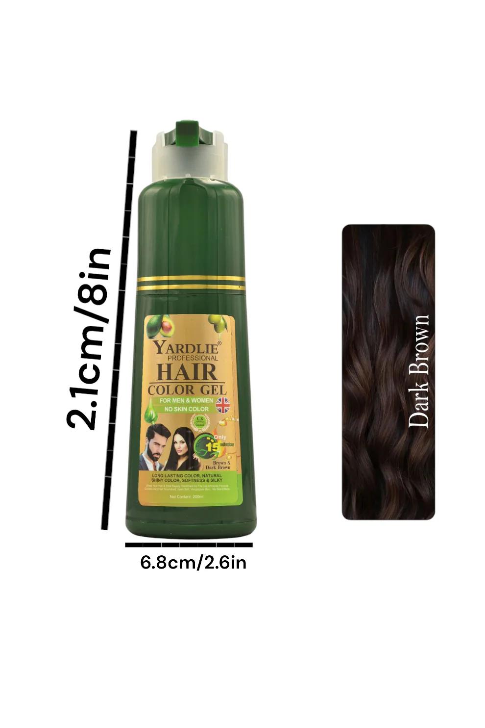 Yardlie Natural Black Hair Color Gel 200ml.★★★★☆